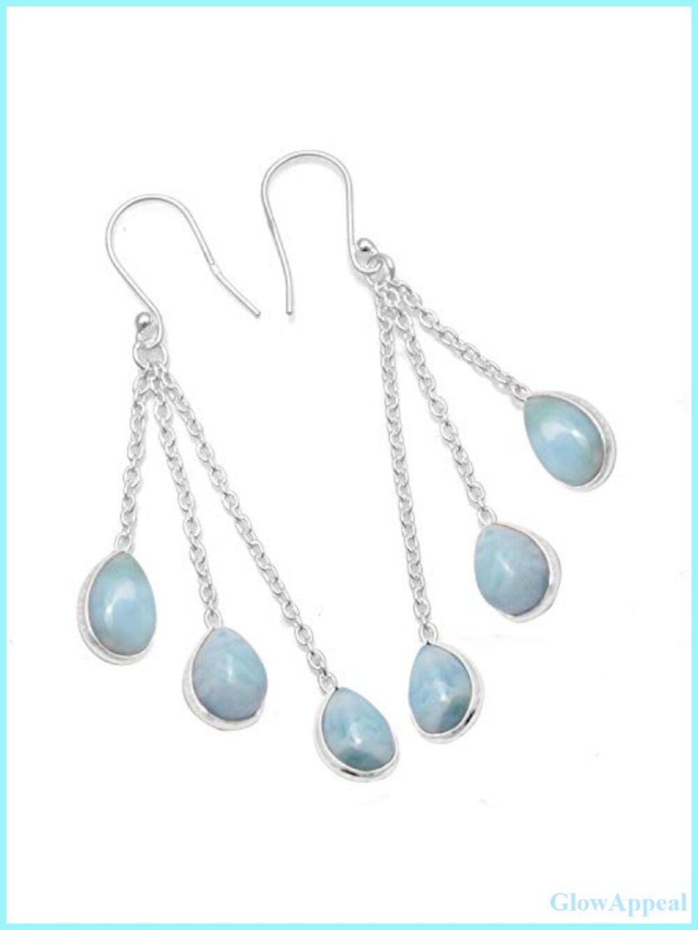 925 Sterling Silver Long Drop Dangle Earrings for Women French Wire Gift